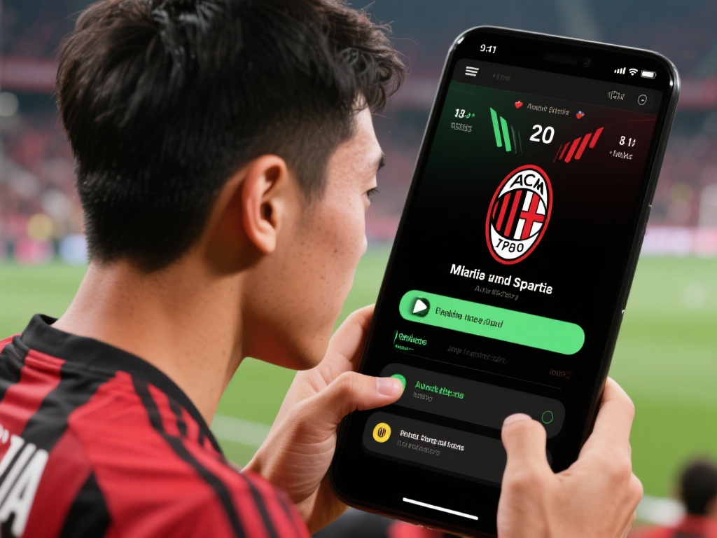 小张是一名狂热的足球迷，听说米兰体育能提供实时比分